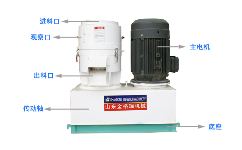 平模350秸稈顆粒機結(jié)構(gòu)圖